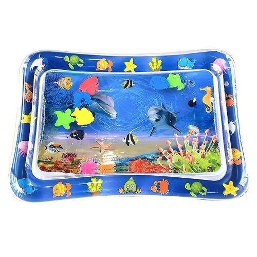 Swtroom Tummy Time Baby Water Mat Inflatable Baby Toys for 3 6 12 Months