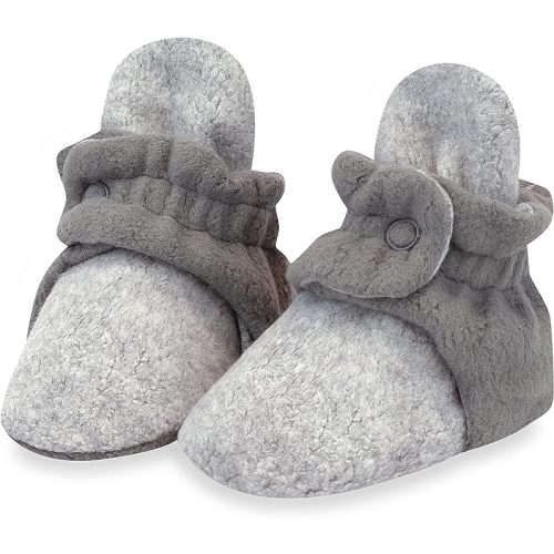 Zutano Unisex Fleece Baby Booties, Two Snap Closure, Newborn to 24 Months