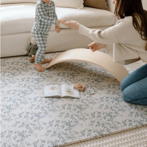 Padded Play Mat - Hydrangeas & Quilted Floral (by Solange Pilote)