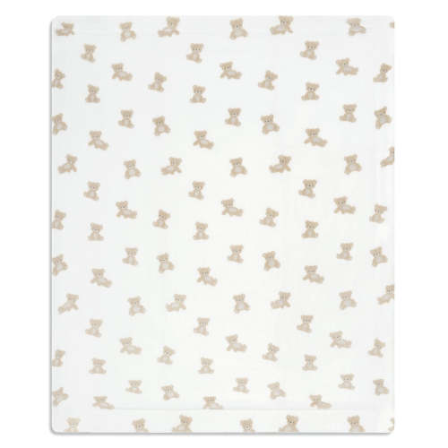 Bear Printed Plush Blanket