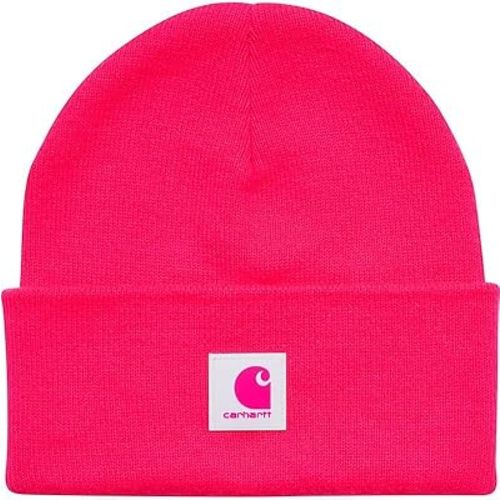 Carhartt Baby Knit Rubber Patch Beanie | Newborn Infant Toddler | Pink Glow