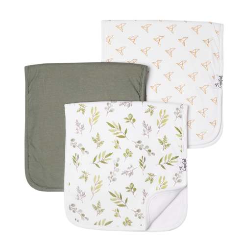 Burp Cloths Set of 3 - Leafs Haven