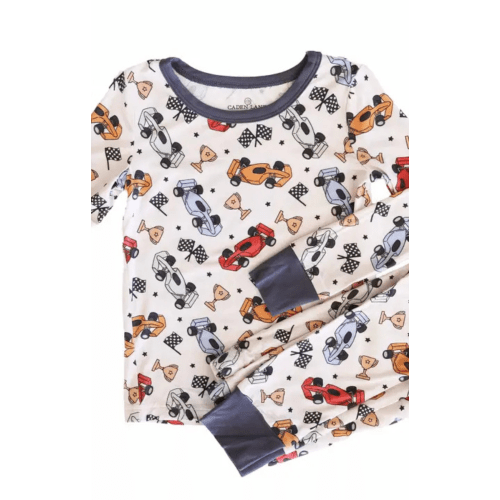 Two Piece Pit Crew Pajama Set – Delta Darlings