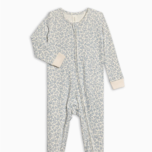 Peyton Zipper Sleeper in Narelle Floral / Ivory + Sea
