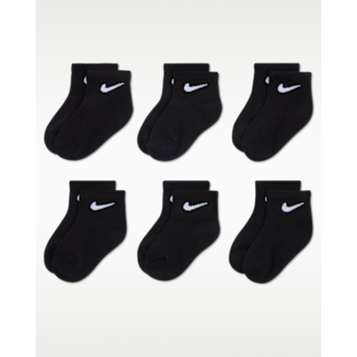 Nike Swoosh Baby Ankle Socks (6 Pairs). Nike.com