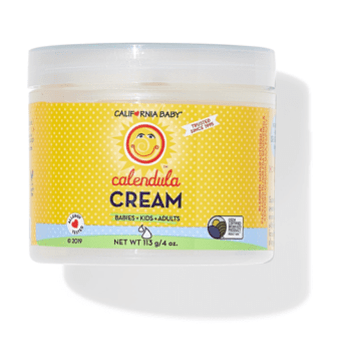 California Baby Organic Calendula Cream, Soothing for Diaper Rash, Itchy & Chapped Skin, 4 Oz.