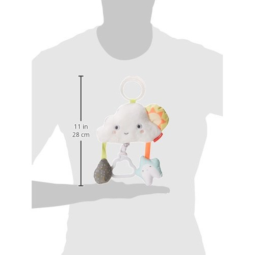 Skip Hop Silver Lining Cloud Jitter Stroller Toy, Multi