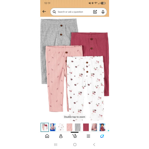 Simple Joys by Carter's Baby Girls' 4-Pack Pant