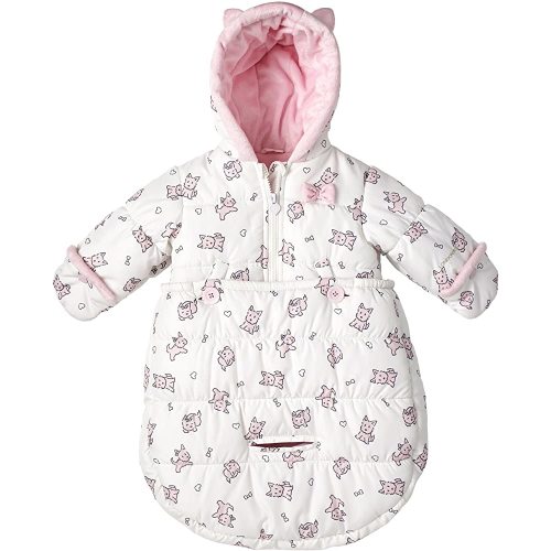 LONDON FOG Newborn Infant Baby Girl Boy Puffer Carbag Pram Bag Snowsuit Bunting