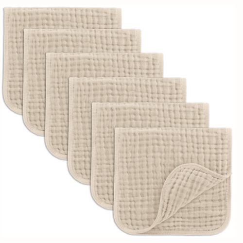 Muslin Burp Cloths in Sand – Comfy Cubs