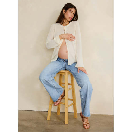 The Relaxed Wide Leg Maternity Jean