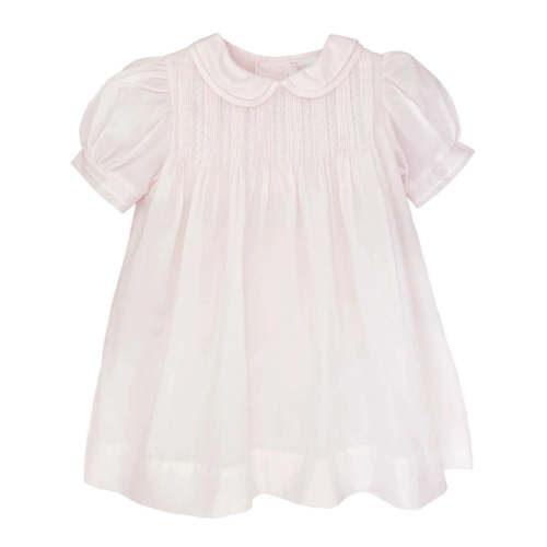 Pintuck & Featherstitch Dress Set & Bonnet