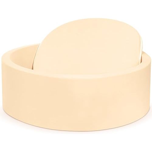 SIUUHOVS Baby Foam Ball Pit, 35.4"x 11.8" Ball Pits for Toddlers,Mocha