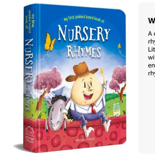 Nursery Rhymes Board Book: Illustrated Classic Nursery Rhymes (My First Book series)
