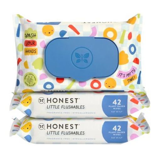 The Honest Company Little Flushables Baby Wipes - 126ct: Whole Body, Unscented