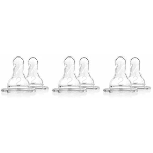 Dr. Brown's Original Nipple, Level 2 (3m+), 6 Count