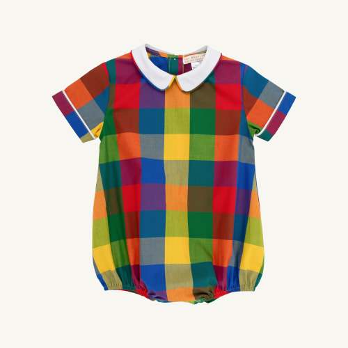Biltmore Bubble - Ashland Park Plaid with Worth Avenue White