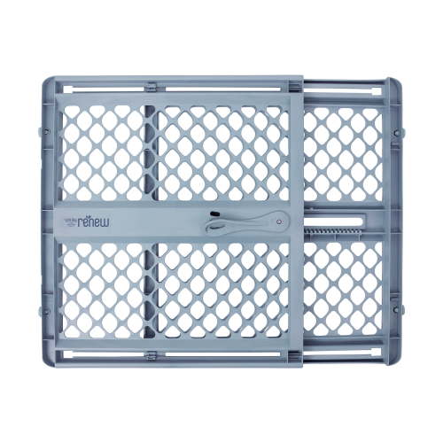 Toddleroo by North States Renew 100% Recycled Plastic Gate for Babies and Toddlers, Blue