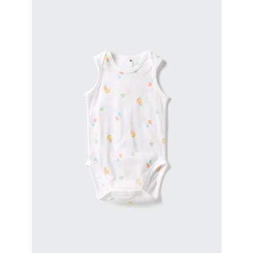 Baby Baby Sleeveless Cotton Mesh Bodysuit | Print | UNIQLO US