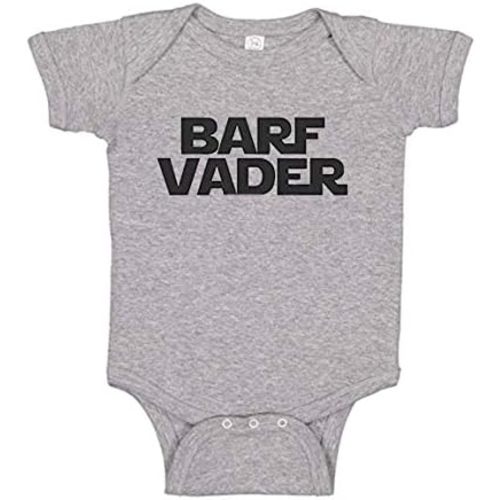 Southern Sisters Barf Vader Baby Clothes Romper For Boy or Girl Parody and Darth V Fan