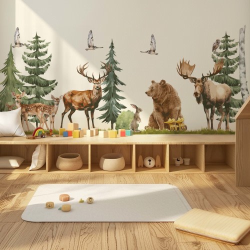 Enchanted Forest Animals Wall Decals