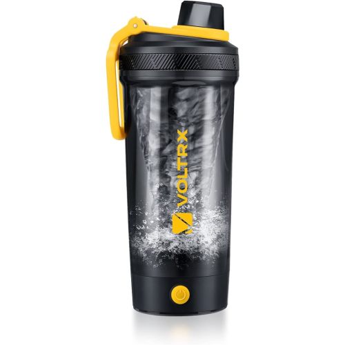 VOLTRX Shaker Bottle, Gallium USB C Rechargeable Electric Protein Shake Mixer, Shaker Cups for Protein Shakes and Meal Replacement Shakes, BPA Free, Made with Tritan, 24oz