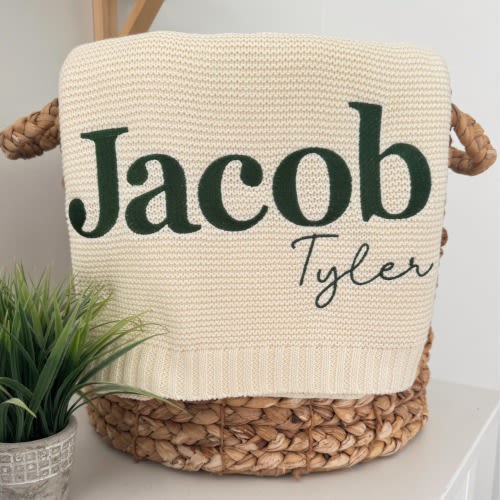 Baby Gift | Personalized Name | Baby Shower | Newborn Baby Gift | Embroidered Baby Gift | Baby Shower Gift | Baby Blanket