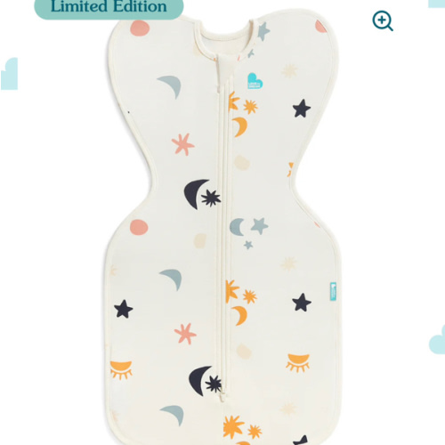 Swaddle Up™ 1.0 TOG Organic Cotton Buff Lunar