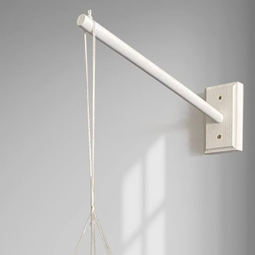 Crib Mobile Wooden Arm, Wall Mounted Suitable for All Cribs 100% Natural Larch Hanger Nusery Decor Baby Room Safe Holder