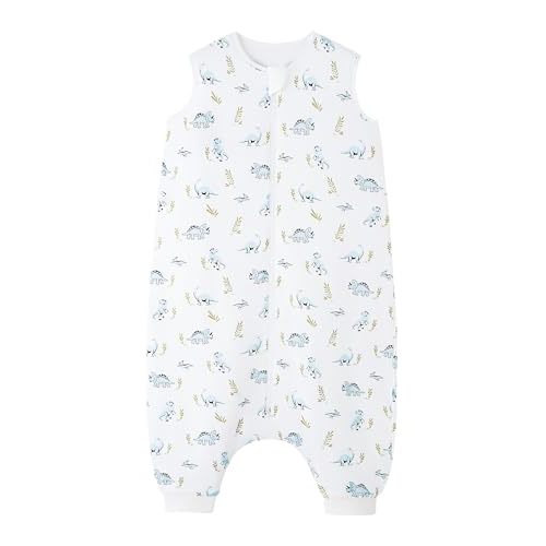 BambooBud Baby Sleeping Bag Walker Sleep Sack with Feet 1.0 TOG Wearable Blanket Sleeveless Toddlers Winter 6Months-4T