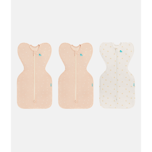 Swaddle Up Starter Bundle 0.2 TOG | Blush Hearts | Sunny
