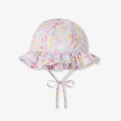 Baby girl hat in Liberty fabric