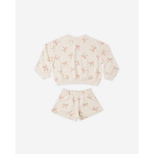 Summer Terry Set Sailor Bows