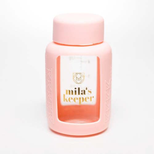 Glass Breast Milk Bottles (Set of 2) Standard / Pink Sands