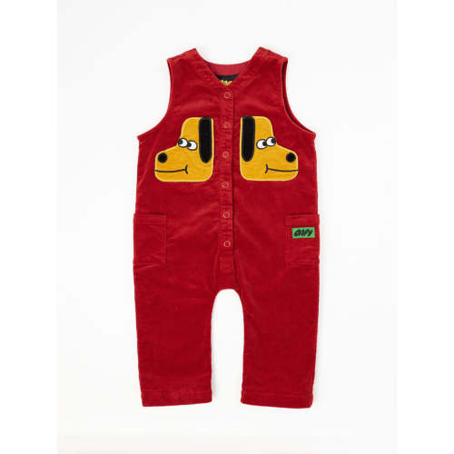 Dog Pocket Cord Romper – Lazy Oaf