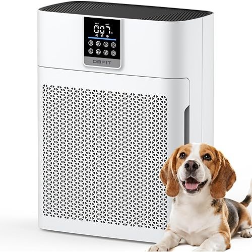 Air Purifiers for Home Large Room up to 2180 Sq Ft, DBFIT HEPA Air Purifier with Washable Nylon Pre-Filter, PM2.5 Air Quality Sensor, Air Cleaner for Pet Hair, Odor, Smoke, Dust, Pollen AP2410