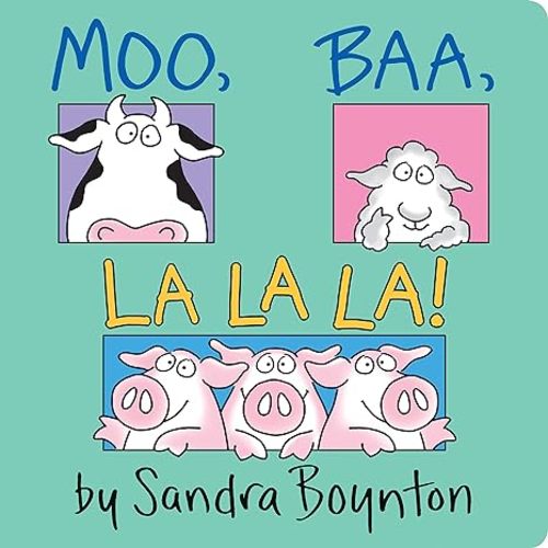 Moo, Baa, La La La!: Oversized Lap Board Book