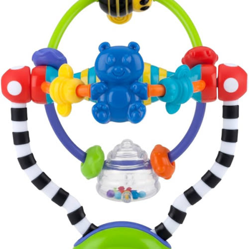 Nuby Silly Spinwheel Toy with Suction Base - Interactive High Chair Toy for Babies and Toddlers - 6+ Months