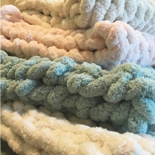 Chunky Knit Baby Blanket | Handmade | Super Soft and Comfy | Gift Ideas for Baby Showers - Etsy