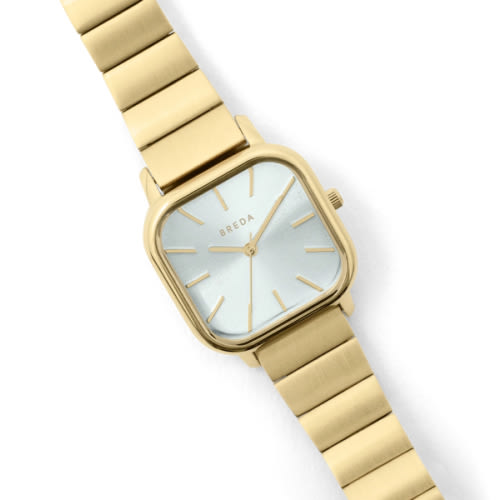 Esther | Square Metal Watch | Gold/Mist | BREDA Watch