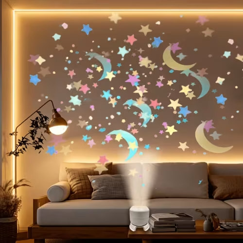 led star moon projection degree rotating dynamic - Temu