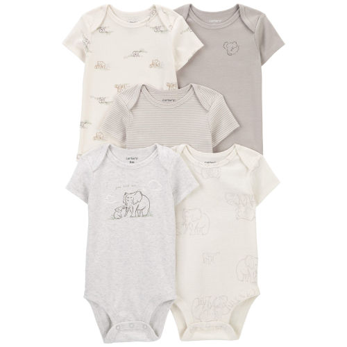 Baby 5-Pack Short-Sleeve Bodysuits