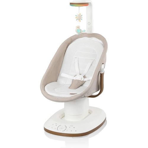 Evenflo Elara 2-in-1 Smart Motion Swing & Soothing Nest - Coastal Coffee