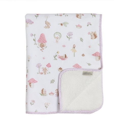 Living Textiles Sherpa Blanket Whimsical Wonderland