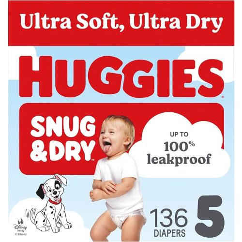 Huggies Snug & Dry Diapers Size 5, 25 Count