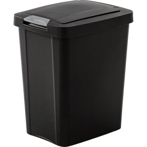 Sterilite 7.5 Gal. Black TouchTop Wastebasket - 1 Each