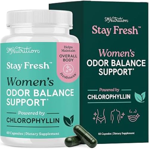 Stay Fresh™ Chlorophyll Capsules for Women, Body Deodorizing Supplement