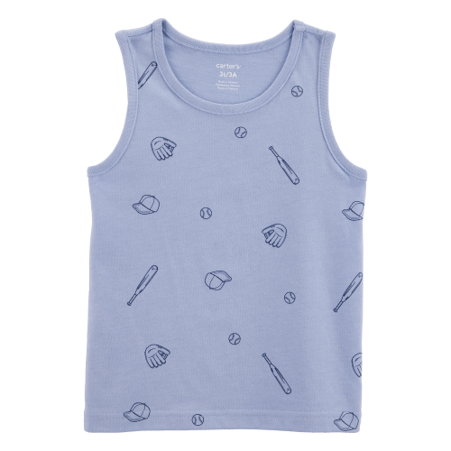 Baby Baseball Graphic Tank - Blue - Carter's | Carter's