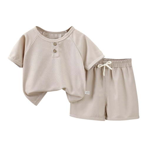 THDHVS Baby Boy Outfits,Newborn Boy Outfits,Toddler Baby Boy Clothes Summer Short Sleeve T Shirt and Shorts Cute Infant Baby Boy Outfits Clothing Set Gray 0-1 Year