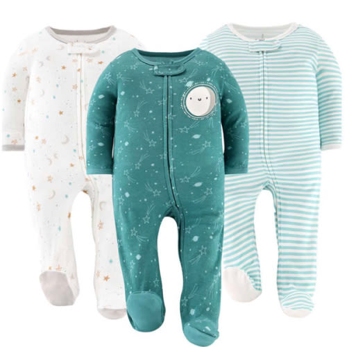 Celestial Baby Sleepers for Boys or Girls Set of 3